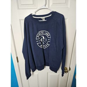 MV Sport Navy Blue Platte Lake Sweatshirt Size 2X